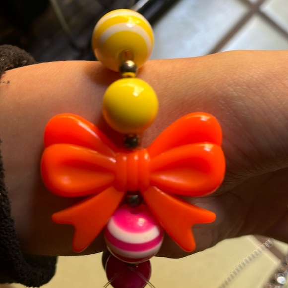 Jewelry - Rainbow bracelet with a bow